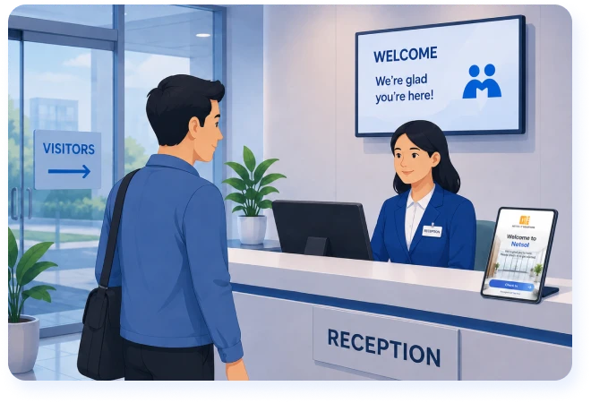 Visitor Arrives